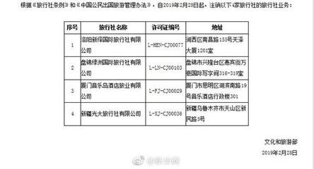 文化和旅游部強化出境游市場監管，16家旅行社業務資質被取消